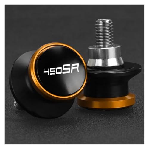 �o�C�N�p �X�^���h�t�b�N For CFMOTO 450 SR 450SR 2022-2025 10mm ���[�^�[�T�C�N�� �X�C���O�A�[�� �X�v�[�� ���A�X�^���h �X�N�����[ �X���C�_�[ �p�h�b�N�X�^���h�{�r��(�I�����W)