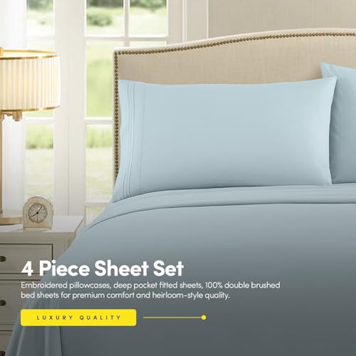 image for Sweet Home Collection 1500 Supreme Collection Queen Sheet Sets Light B