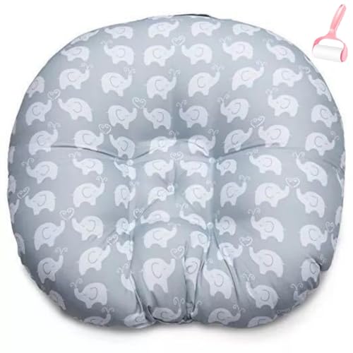 Image of Nest Sleeper Pillow with Cotton Cover,Cartoon Portable Lightweight Lounger Pillow,Multifunctional Removable Soft Comfortable Lounger Pillows (Color-M, 23.6x21.6in)