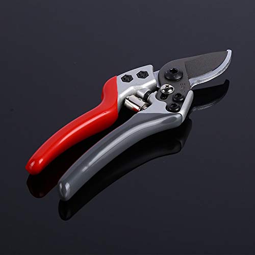 JiveSnip Premium titanium tuinsnoeischaar, verstelbare openingsmaat, professionele bypass-snoeischaar voor planten, heggen en bloemen