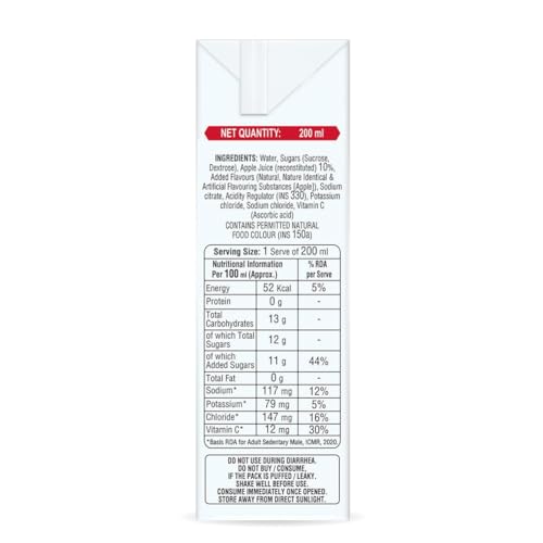 Image of ORSL Apple Drink 200ml (Pack of 6)