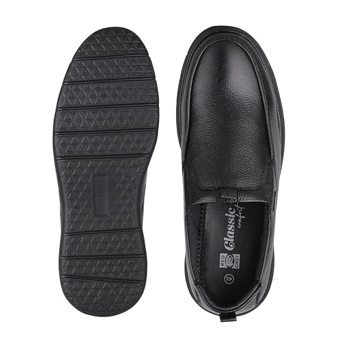 Image of Red Chief Genuine Leather Formal Slip On for Men | Pull-On Shoes for Men | RC3977LR