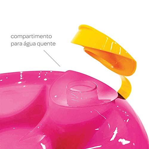 Prato Térmico com Ventosa, Buba, Rosa