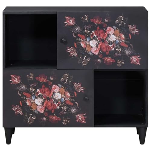 Armario de almacenamiento multicolor de 80 x 33,5 x 75 cm para salón 4