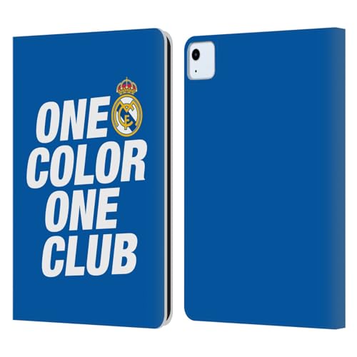 Housse cuir Real Madrid CF compatible iPad Air 11 protection intégrale