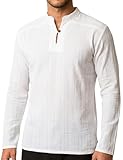 PANASIAM Shirt Ben, White, L, Longsleeve