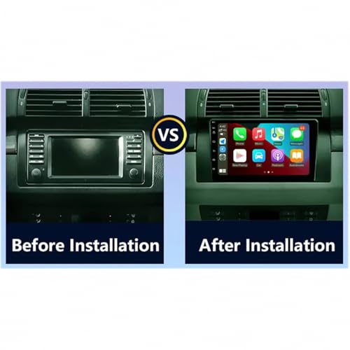 Android Auto BMW E39 con pantalla de alta definición y acabado premium 2
