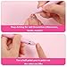 MBAIYO 4-in-1 Nail Dotting Pen, 4-Size Ballpoint Design Dotting Tools for Nail Art Manicure Art Tools with Dot Paint Tips for Painting Sculpting Rhinestones DIY and Salon Pink