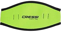 Algopix Similar Product 17 - Cressi Neoprene Mask Strap Cover, Lime