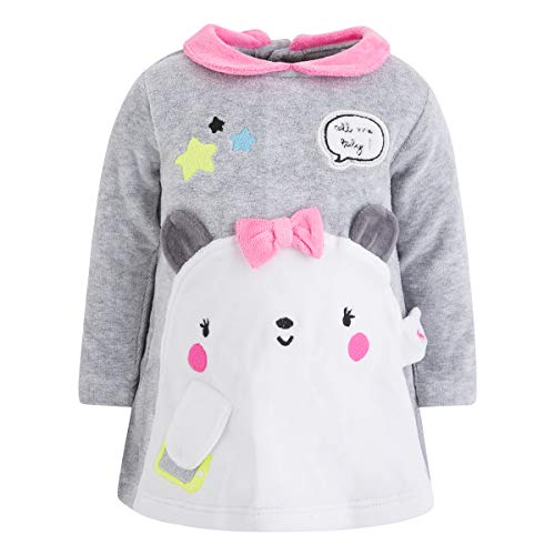Tuc Tuc Baby Girls' 50001 Dress, Grey (Gris 9), Newborn (Size: 0)