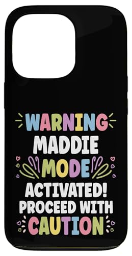 MADDIE Personalized Name Funny Cute Custom MADDIE Name �X�}�z�P�[�X iPhone 13 Pro �p