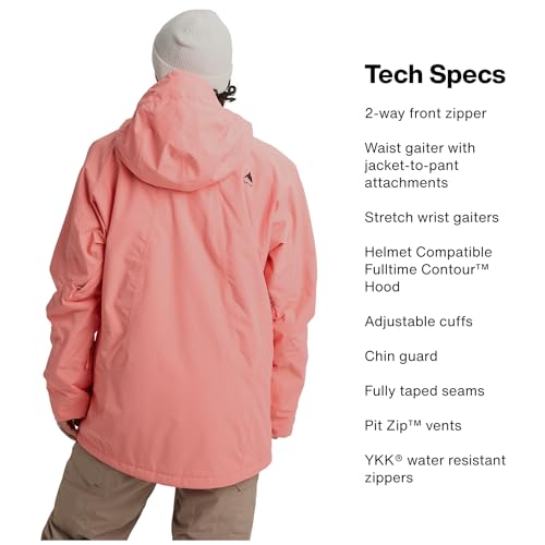 Image of Burton Men's Reserve 2-Layer Insulated Jacket - Waterproof Winter Snowboard Jacket with Helmet Compatible Hood