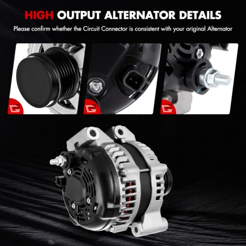 160 Amp Alternator for Chrysler Town & Country, Dodge Grand Caravan, Journey & 3.6L V6 - Image 6