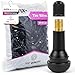 Produktbild STIX TR413 Ventile  100 Stück, Gummiventile für schlauchlose Reifen, Ø11,3 mm, 45 mm Höhe, Mit Ventileinsatz & Kappe, Für Pkw & Leichttransporter