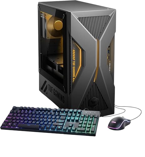 Image of ASUS TUF 15L Gaming Desktop, Intel Core i7-13620H Processor, NVIDIA GeForce RTX 5060 Graphics, 1TB M.2 NVMe PCIe 4 SSD,16GB DDR5 RAM, Windows 11 Home, Gray