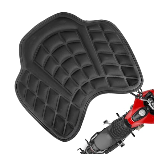 Imbottitura per sella moto | in schiuma antiurto - Tappetino ergonomico antiscivolo per comfort e supporto | per la guida su lunghe distanze, il turismo, le corse, i viaggi, gli spostamenti qu