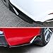 Car Rear Bumper Lip Splitter for Audi A4 B7 8E 2004 2005 2006 2007 2008, 2 Pcs Side Fin Fenders Protector Anti Scratch Wrap Angle Spoilers, Car Accessories,Bright Black