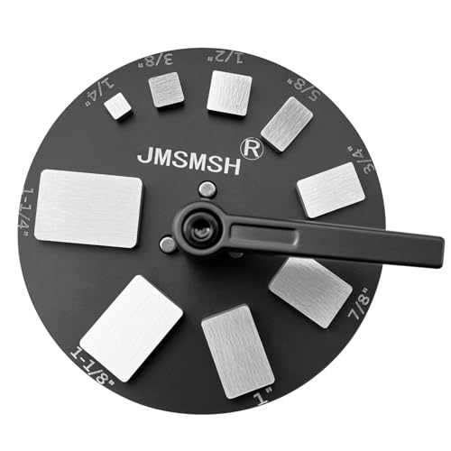 JMSMSH Disc Cutter Rectangle Shape,Set of 9 Rectangle Shape Punches,Jewelry Making Forming Pendant Punch Mold