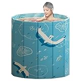 Compact Foldable Soaking Tub - Portable Bathtub for Adults, Lightweight for Camping, Travel & Elderly Care(C)