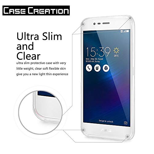Image of Case Creation for OnePlus 3T Transparent Case,360 Degree Full Cover Design All Round Edge Protection Soft Crystal Clear Flexible Slim Best Case for Oneplus 3T (Transparent)