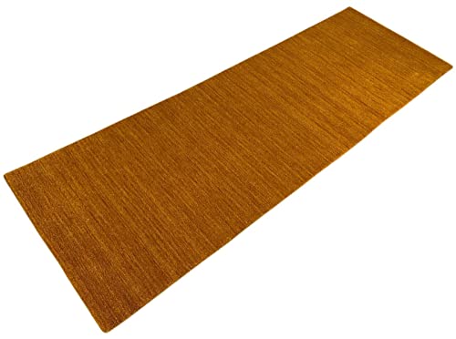 Gold Brücke 100% Wolle 80X250 cm Handgewebter Teppich Orientteppich