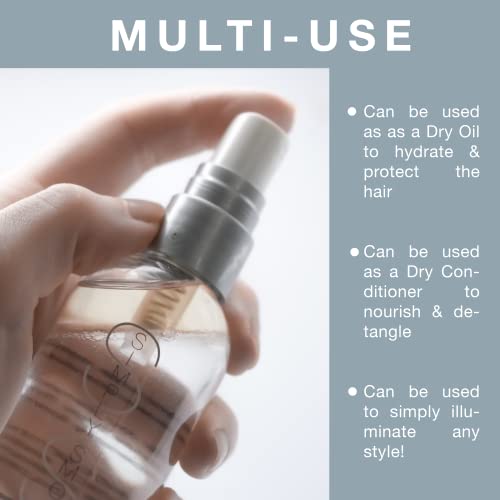 Simply Smooth Spray Shine Weightless Finishing Spray For Brilliant Shine Enhance Color & Highlights Eliminate Frizz, Control Humidity, Provide Heat Protection & Create Soft & Smooth Hair 4 Oz. #TOP3