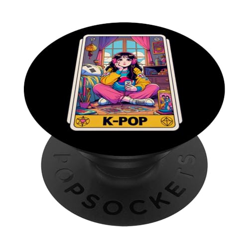 Corea del Sur Música Y Chicas K-Pop PopSockets PopGrip Adhesivo