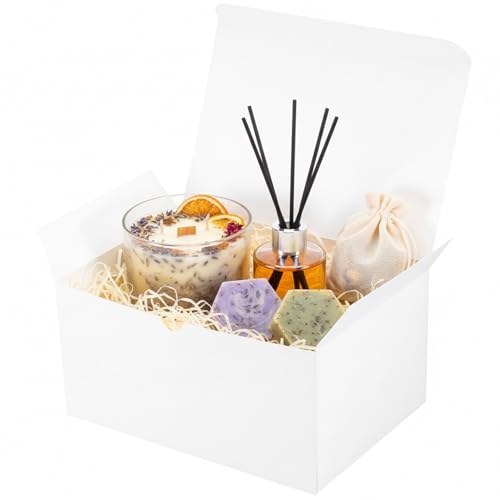 UnicoPak 10 Pack Large White Gift Boxes