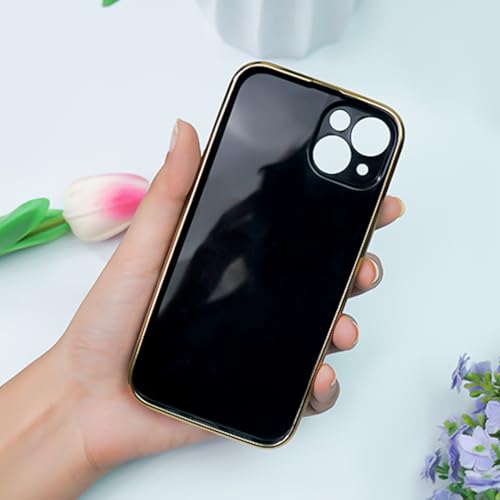 Image of Peeperly Back Cover Case for iPhone 14 Plus Soft TPU, Shockproof Protective Durable Botanical Painting Floral Petals Case for Girls & Women(Black)
