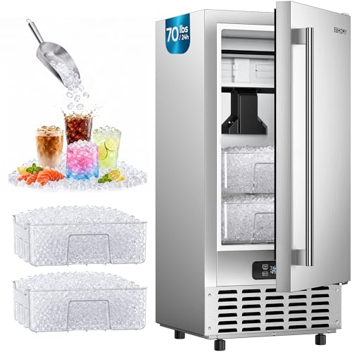 EUHOMY Undercounter Ice Maker