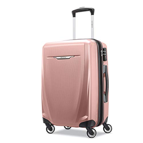 Samsonite Winfield 3 DLX Hardside Expandable Luggage with Spinners, Rose, Carry-On 20-Inch, Winfield 3 DLX Hardside Expandable Luggage with Spinners, Rose by Samsonite - Used condition - CA$84.87