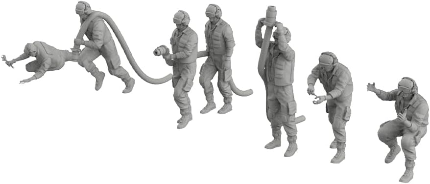 MRY-SFW LFCR350017 1/350 Model Upgrade Parts Aircraft Carrier Ground Crew Maintain