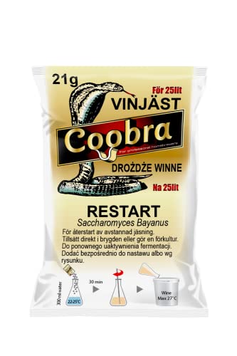 Coobra ReStart – Levadura Activa para Reiniciar la Fermentación 21g – Alta Tolerancia al Alcohol