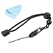 5-Pack Hand Wrist Strap Lanyard Adjustable with Quick Release Buckle Removable Drop for Flashlight,Cameras, Key chain,Cellphone,Water Bottle,USB Flash Drives,Keys,Badge Holders,Torches-Black