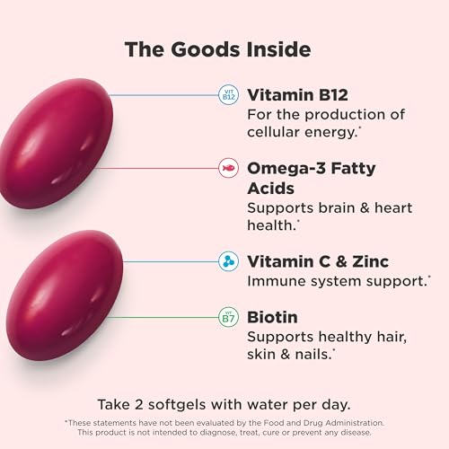 OLLY Ultra Women's Multi Softgels, Overall Health and Immune Support, Omega-3s, Iron, Vitamins A, D, C, E, B12, Daily Multivitamin, 30 Day Supply - 60 Count - Image 4