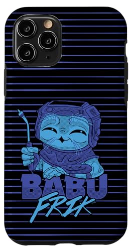 Coque iPhone 11 Pro Star Wars Babu Frik contre les rayures du dos en verre de votre mobile