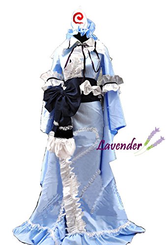 【即納品】【ラベンダー】西行寺 幽々子 cosplay コスプレ衣装 イベント 仮装 ハロウイン クリスマス 文化...