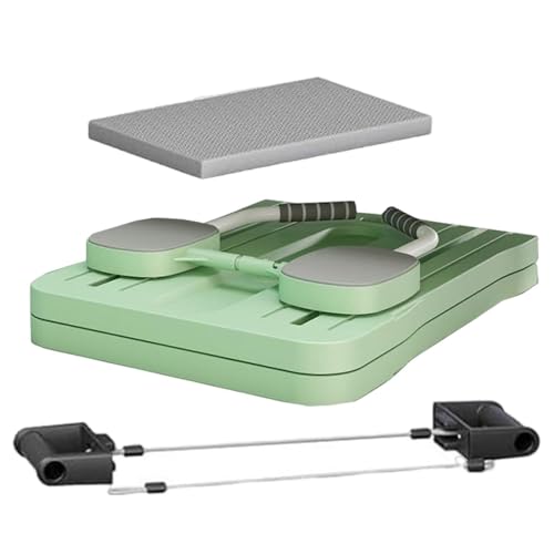 Tabla reformadora de pilates – Tabla de pilates para el hogar | Máquina de ejercicio de pilates plegable portátil | Equipo de ejercicio estable y seguro para glúteo máximo, músculos de la espalda,