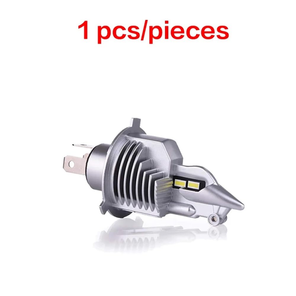 Żarówki reflektorów LED H4 9003 HB2 12V 24V 80W 16000LM Lampy diodowe LED H4 4300K ​​do samochodów Światła drogowe Światła mijania 6000K 8000K(8000K White Blue,2 pcs)