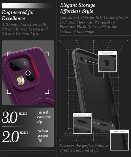 Image of WOW IMAGINE Back Case Cover for Realme 16 Pro 5G | Soft Matte Silicone Case| Slim Fit & Shockproof | Camera Protection Bumper Cover (Purple)