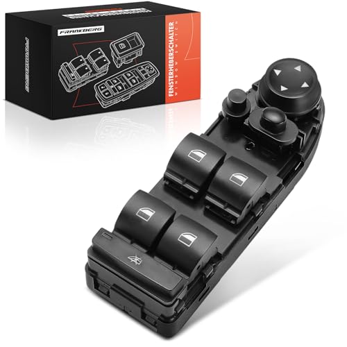 Frankberg 1x Power Window Switch Compatible with 3 Series E90 316-335 1.6L-4.4L 2004-2011 3 Series Touring E91 316-335 1.6L-3.0L 2004-2012 Replace# 61319155504