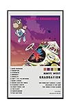 XIHOO Christ-EZ KanYe West Graduation Album Limited Poster Cool Wall Decor Art Print posters for room aesthetic - Matte Poster Frameless Gift 11 x 17 inch(28cm x 43cm)