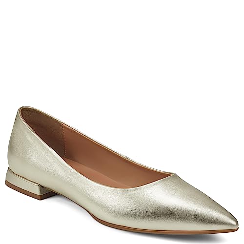 Aerosoles Damen Illia Loafer, metallic-goldfarben, 38.5 EU