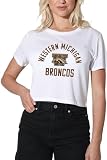 Western Michigan University Large Women's Crop Top T-Shirt, White, Medium