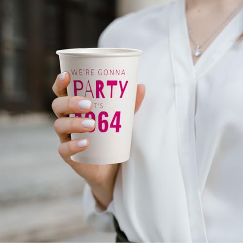 Sharkbliss 1964 60Th Birthday Party Cups thumb #6