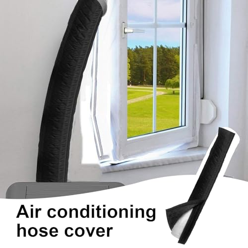 Cache-tuyau AC portable isolation thermique pour conduit d'aération