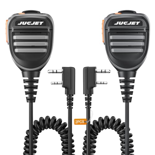 Walkie talkie con micrófono de mano para coordinación en almacén y ruta