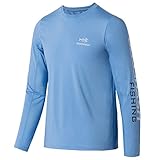 BASSDASH UPF 50+ Youth Fishing T Shirts Long Sleeve Performance UV Protection Tee for Boys Girls