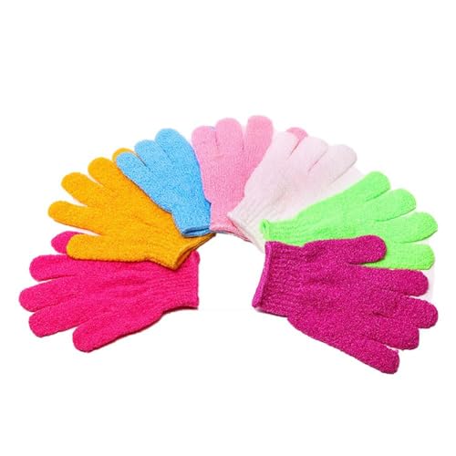 Guante exfoliante corporal exfoliante con esponja de masaje de espuma hidratante para la piel, accesorios para el cuidado de la ducha R7c0