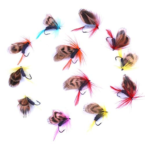Kit 20 Mouches De Pêche à La Mouche Réalistes - Larves Éphémères Pour Truite, Saumon, Bass - Ultra-Détaillées